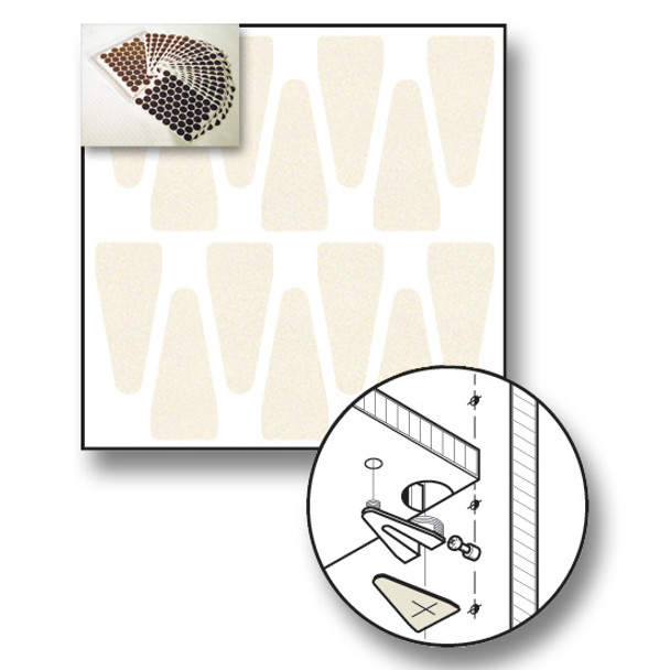 Fastcap Antique White  Knockdown Cap 1-3/4" x 3/4 Fastcap Antique White  Knockdown Cap 1-3/4" x 3/4