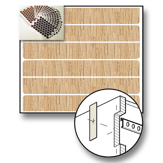 Fastcap Red Oak Unfinished Wood (Par 5.5) 3/4" x 5-1/2