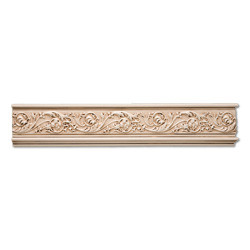 5 in. x 16' Frieze, Rinceau Scrolls, MDF