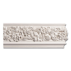 Poplar Flower Moulding- 13/16 x 1/2