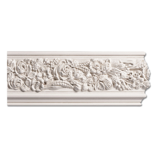Resin Flower Moulding- 13/16 x 5 1/2