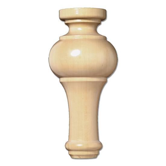 8 in. Tall Traditional Foot 1ea 10bx Maple