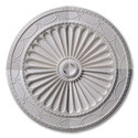 Flutes Plaster Medallion