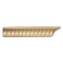Resin Fluted Crown Moulding- 3 1/2"