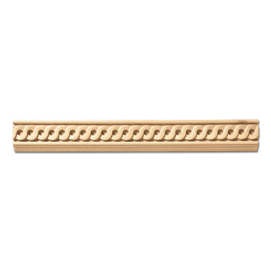 Maple Running Coin Panel Moulding- 1 1/2"