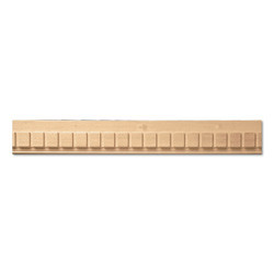 Cherry Dentil Moulding- 2 3/8"