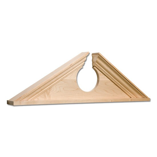 48 in. Lg Broken Pediment Cherry