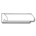 Small Poplar Moulding- 1 x 1 5/8