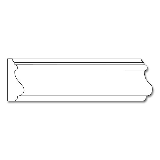 Resin Panel Moulding- 11/16 x 1 3/4