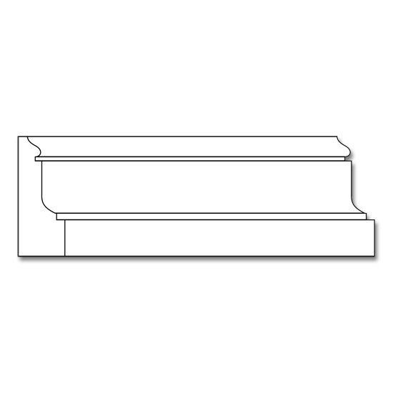 Poplar Panel Moulding- 3/4 X 2