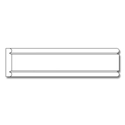 Poplar Wood Moulding- 1/4 X 1 1/2