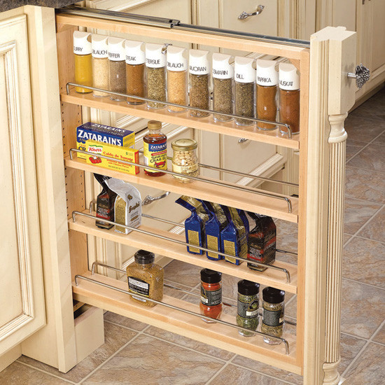 Base Cabinet Filler with Adjustable Shelves, 3\"