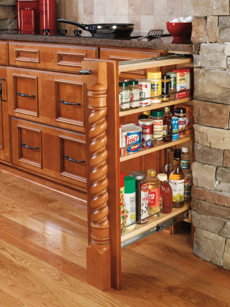 Base Cabinet Filler with Adjustable Shelves, 6"
