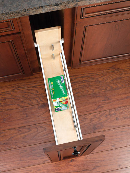 Rev-A-Shelf 8" Tray Divider, Foil and Wrap Base Organizer