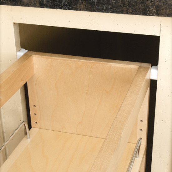 Rev-A-Shelf Tall Pantry Wood Pullout, w/soft-close slides, 58" x 14"