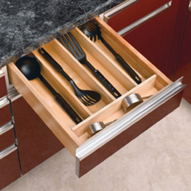 Trimable Wood Utility Tray Insert 18.5" x22" x 2-3/8" Natural Maple Trimable Wood Utility Tray Insert 18.5" x22" x 2-3/8" Natural Maple