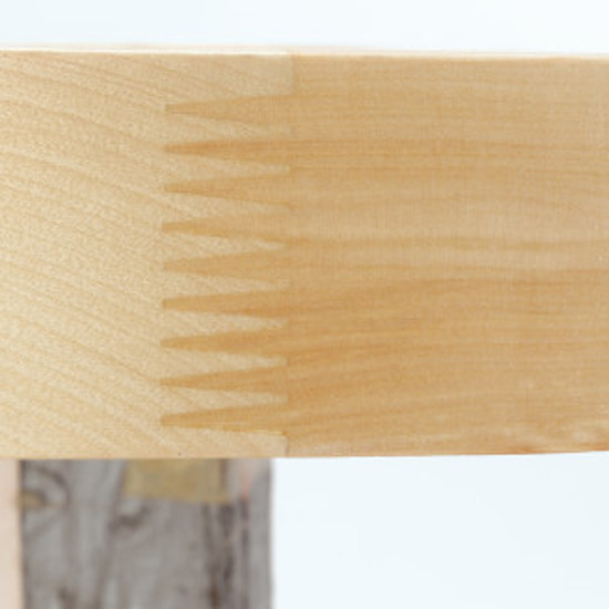 Full Round, Banded Wood, 2 Shelf Susan, 18"