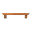 80 1/2 in. Scrolled Bolecti Rangehood Maple 1ea