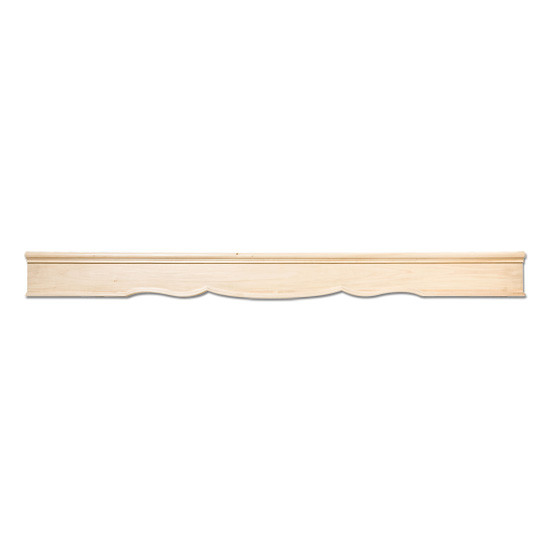 84 in. Smooth Scrolled Rangehood Cherry 1ea 2bx