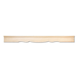 84 in. Smooth Scrolled Rangehood Cherry 1ea 2bx