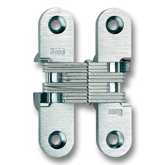 Hinge 208 1" Minimum Thickness Bright Stainless Stee