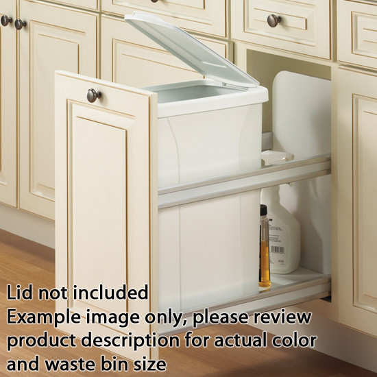 Soft-Close Under-Mount - Single 50qt, White