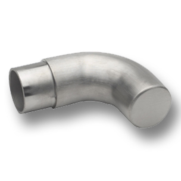 RADIUS WALL RETURN, 2" Satin Stainless Steel