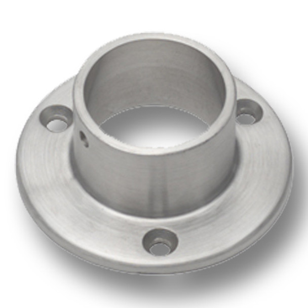 FLANGE, WALL, 1.5" X 3" Polished Stainless Steel