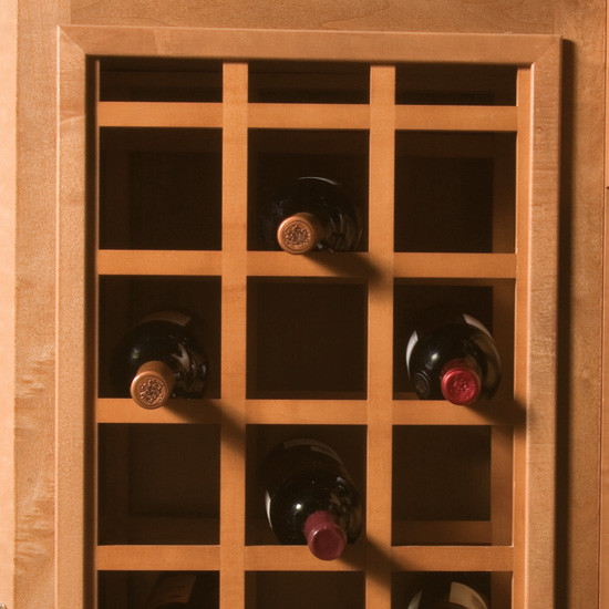 Sonoma Series Wine Rack, 17" x 36" Hickory