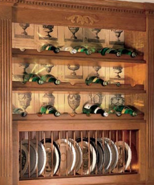 Bottle Rack 48" x 2" x 3/4" Red Oak