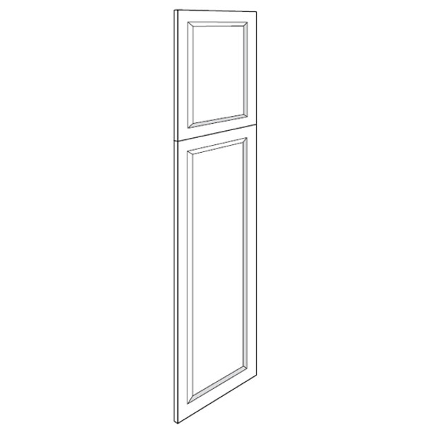 Pantry Decorative End Panel For 90\" Tall Pantry Cabinets - Trenton Series by JSI