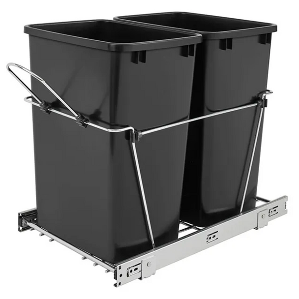 Rev-A-Shelf Double 35 Quart Pullout Waste Containers