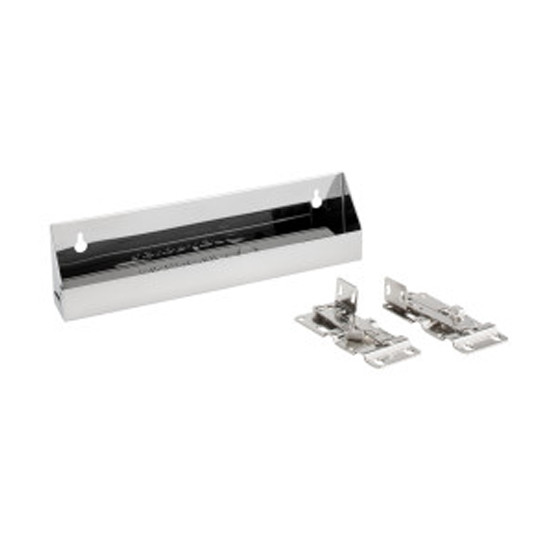 Rev-A-Shelf 11.25" Slim Line Stainless SteelTip-Out Tray w/Hinges