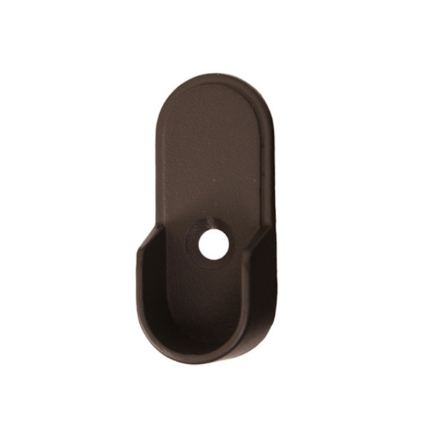 Closet Rod Flange for Oval Rod 2 Mount Pins Oil Rubbed Bronze