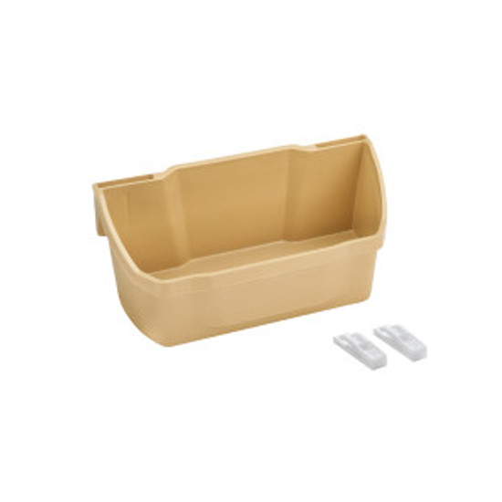 Rev-A-Shelf Door Storage 2 Tray Set 7.875" Wide w/Clips, Almond, Polymer