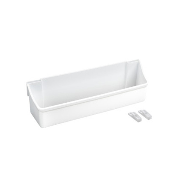 Rev-A-Shelf Door Storage 2 Tray Set 13.75" Wide w/Clips White Polymer Rev-A-Shelf Door Storage 2 Tray Set 13.75" Wide w/Clips White Polymer
