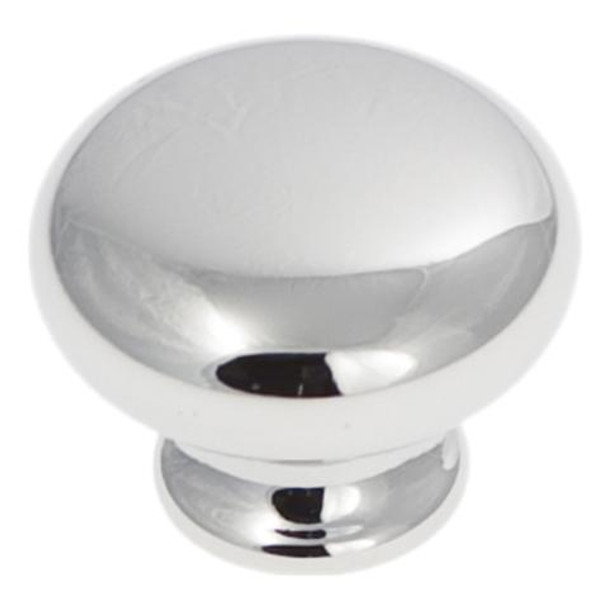 1-1/8" Cottage Cabinet Knob, Chrome