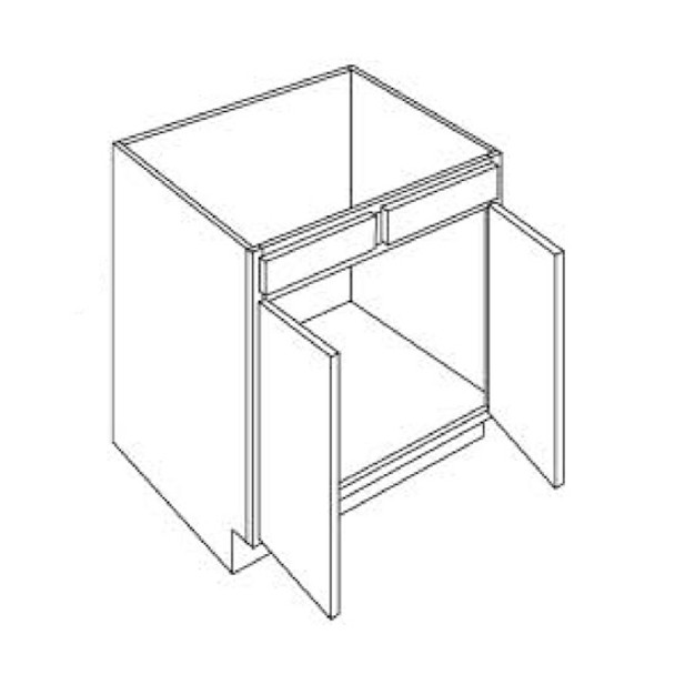 Sink Base 36 W X 34-1/2 H X 24 D - Hallmark - Frost