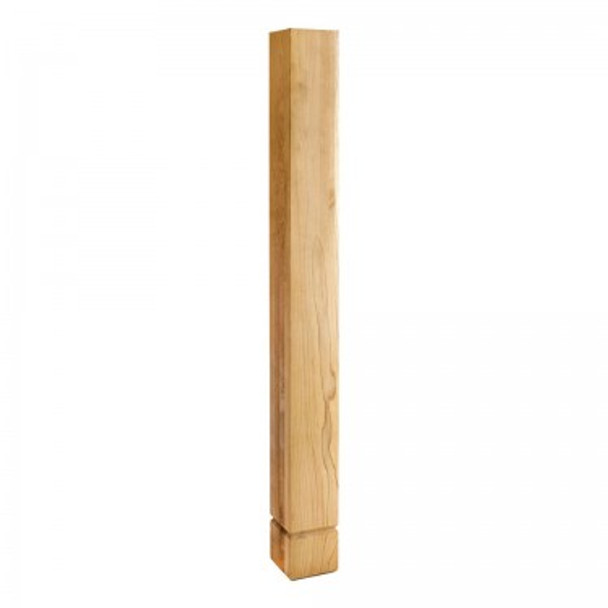 Shaker Wood Post (Island Leg) 3-1/2" x 3-1/2" x 35-1/2", Maple