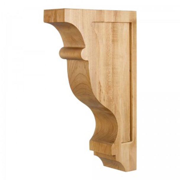 Transitional Contour Corbel 3" x 8" x 14", Hard Maple