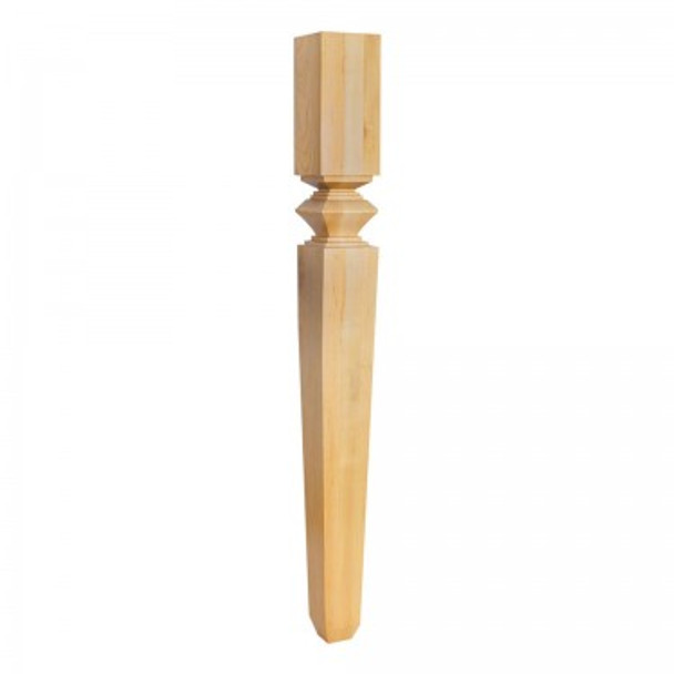Modern Classic Wood Post (Island Leg) 3-3/4" x 3-3/4" x 35-1/2", Maple