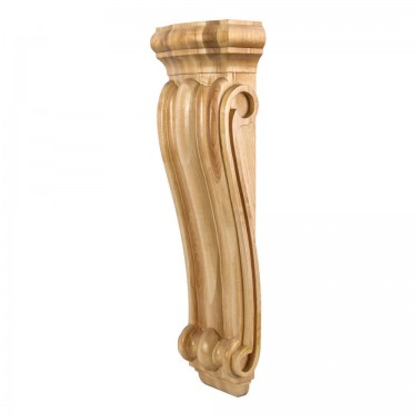 Smooth Profile Corbel 7" x 3-3/4" x 22", Maple