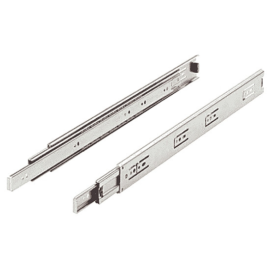 16" Full Extension Side Mount Drawer Slides, 100 Lb. Capacity