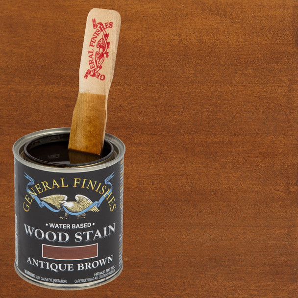Semi-Gel Wiping Stains, Water Based, Antique Brown, Pint