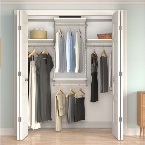Closet Culture Heavy-Duty Modular Closet System, 6-Ft. Wide Kit
