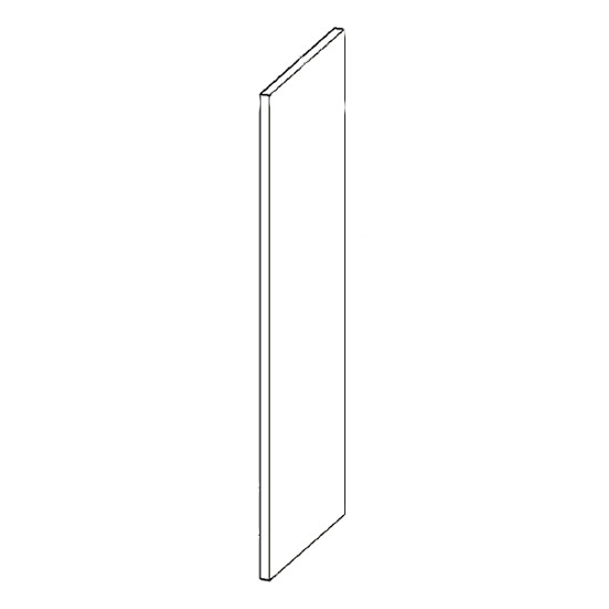 Well End Panel 12 H X 12-7/8 D X 3/4 TH - Standard  Series by Open Air Cabinets