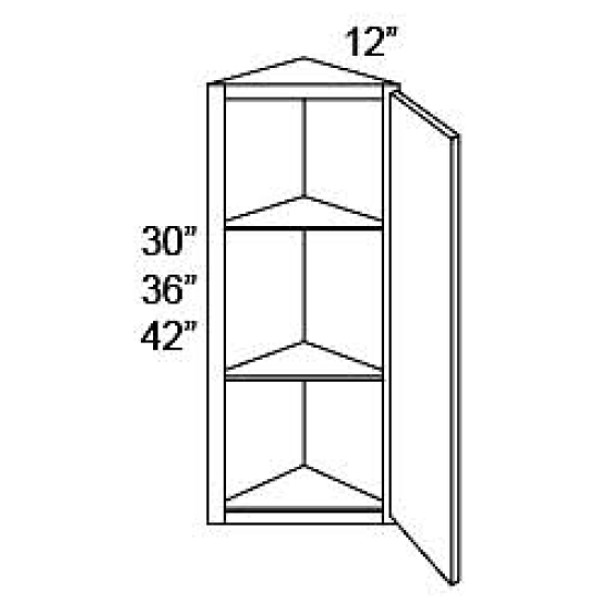 Wall End 12 W X 30 H X 12 D - Fusion Dove Series by Fabuwood