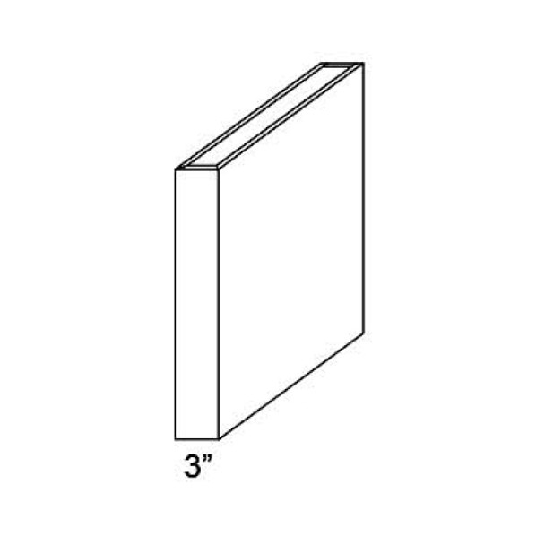 Column 3 W X 30 H X 15 D - Fusion Nickel Series by Fabuwood