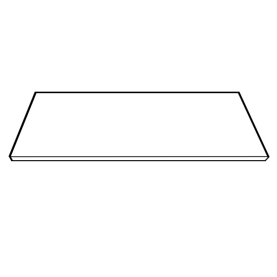 Farm Sink 36 W X 34-1/2 H X 24 D - Fusion Nickel Series by Fabuwood