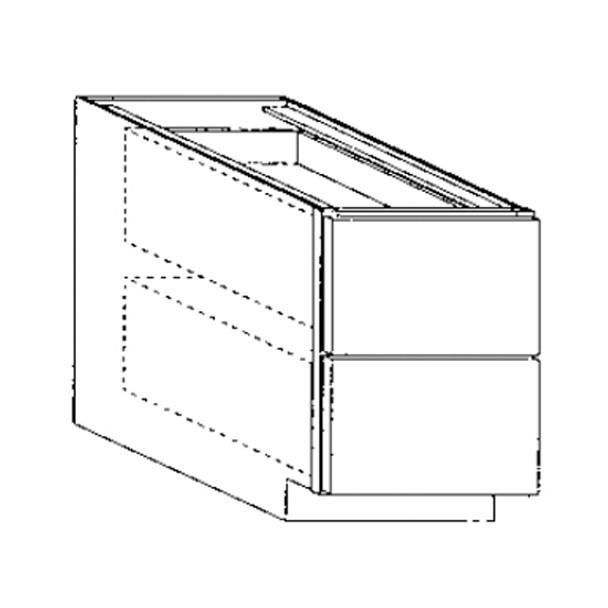 Base Cabinet 24 W X 34-1/2 H X 24 D - Rushmore White Series by Legend